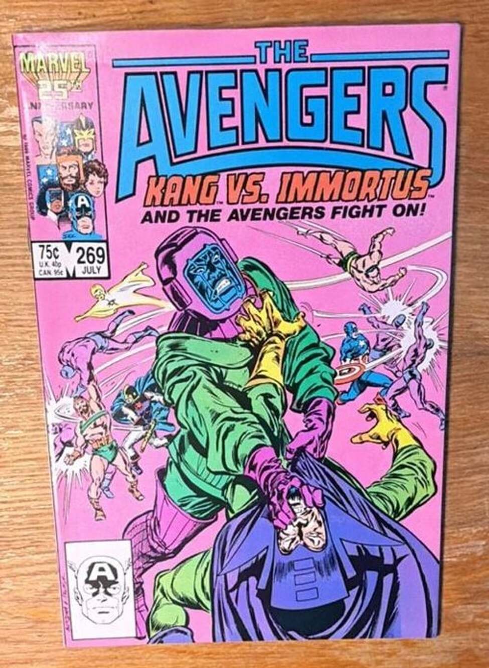The Avengers #269 Kang vs Immortus Marvel Comics 1986
